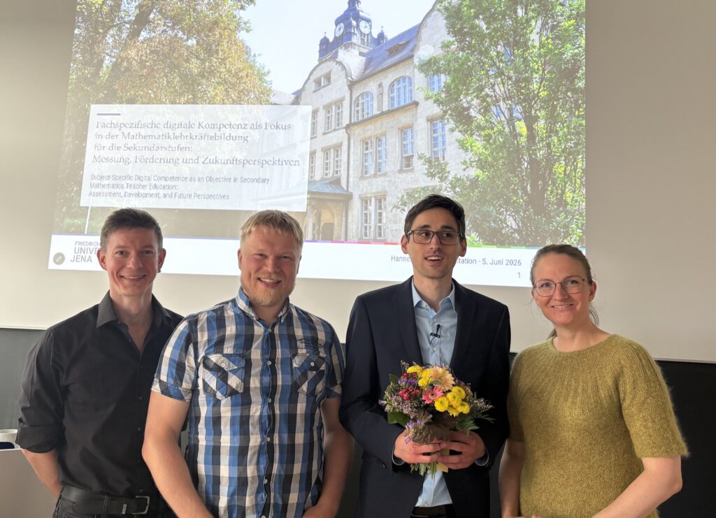Bild des Promovierenden mit GutachterInnen